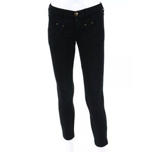 Free People Skinny Leg Pants Black Size 26.